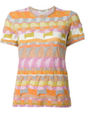 Multi color multi pattern T-shirt