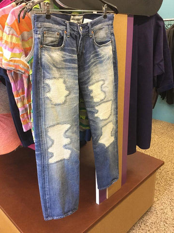 Raw denim jeans XQ -P006 -051 - 1 -3