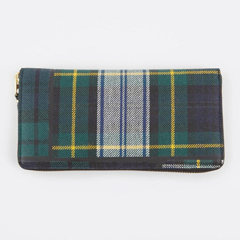 Tartan Patchwork wallet SA0110TP Green