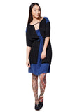 Hattie Black & Blue dress