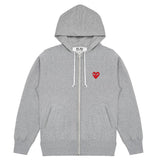 COMME DES GARÇONS PLAY zipped hooded jacket