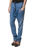 Drop crotch trousers