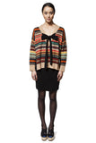 Multicolored Fair Isle patterned sweater