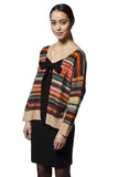 Multicolored Fair Isle patterned sweater