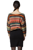 Multicolored Fair Isle patterned sweater