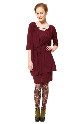 Hattie burgundy