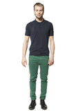 Pointelle Panel Knitted Shirt