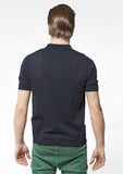 Pointelle Panel Knitted Shirt