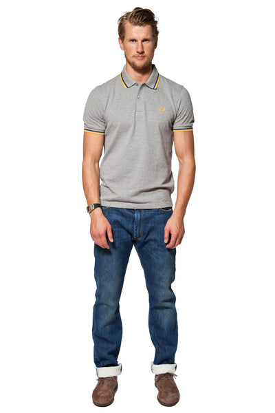 Slim Fit TwinTipped Marl Grey