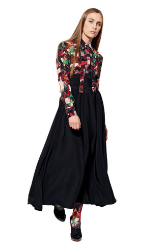 Annie Skirt Black Silk Style 525 opt.1