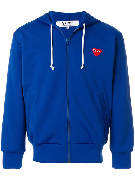 COMME DES GARÇONS PLAY zipped heart logo hoodie