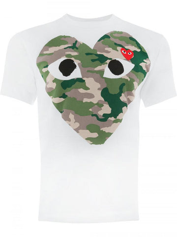 COMME DES GARÇONS PLAY heart print T-shirt