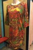 806 opt.1 Silk Jersey long tee shirt orange is the new black