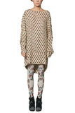 Charlies wife beige Shell print dress