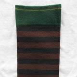 Chestnut brown stripes socks