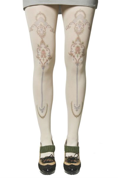 Flower Front tights