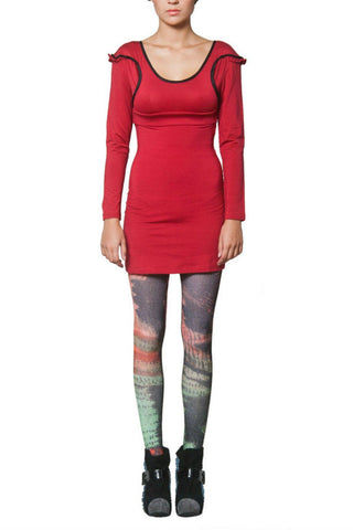 Rolfs wife Red dress