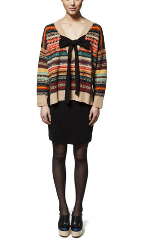 Multicolored Fair Isle patterned sweater